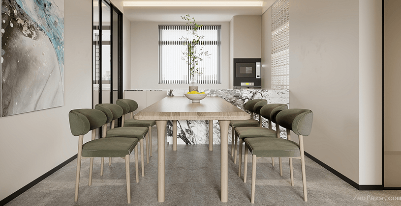 86平米两居室简约风格装修效果图