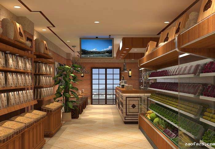 水果饮品店设计装修实景图片