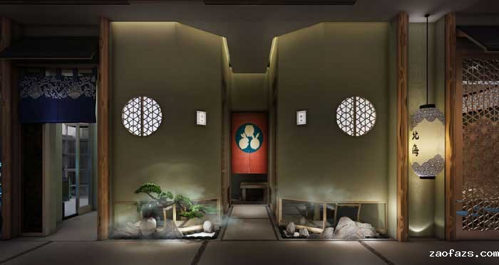 许昌450m²日料餐厅设计装修效果图