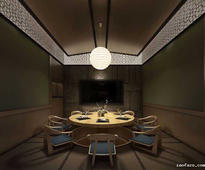 许昌450m²日料餐厅设计装修效果图