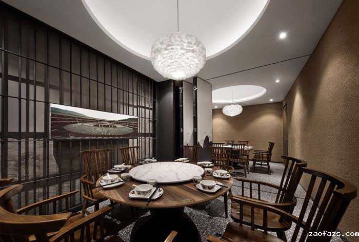中牟340平米中餐厅设计效果图