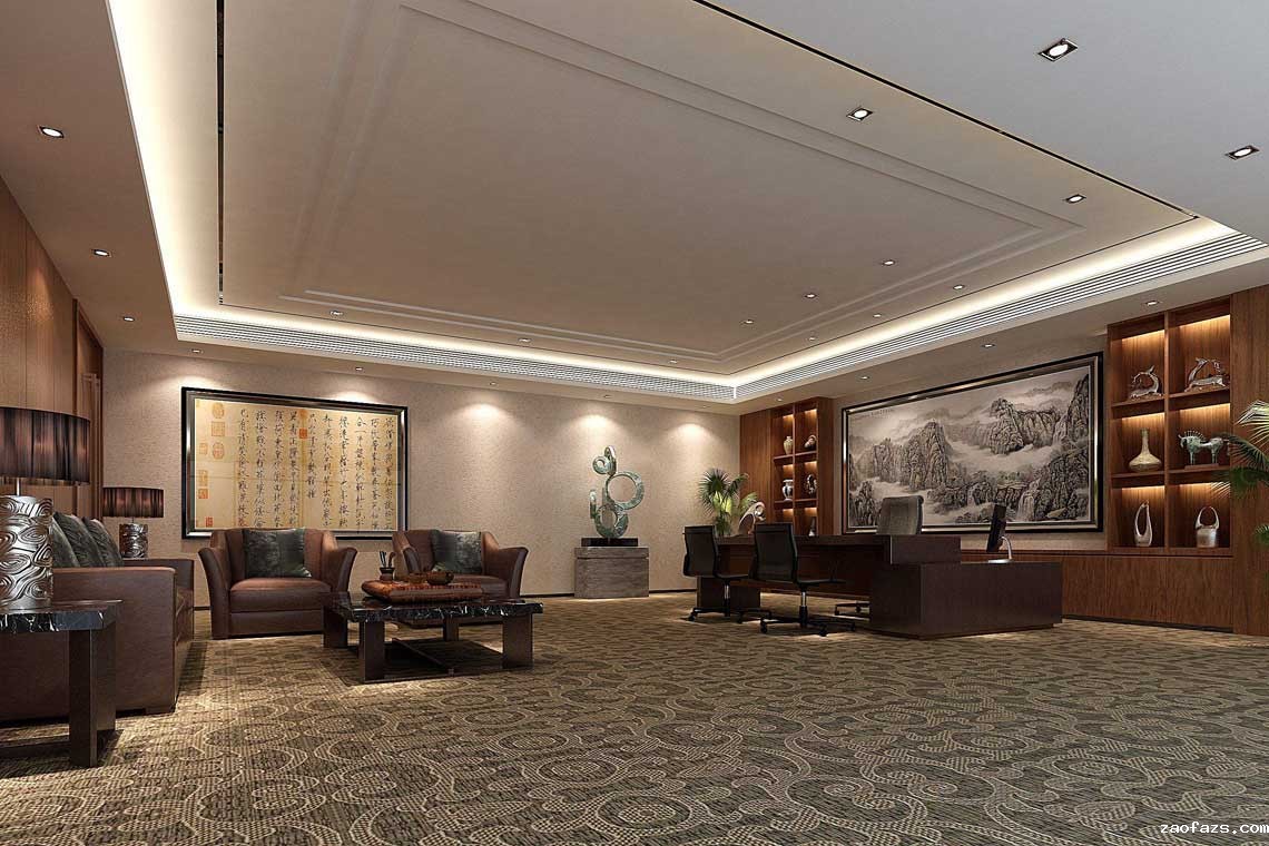 老板必威登录首页大全官网效果图-老板办公室装修图集