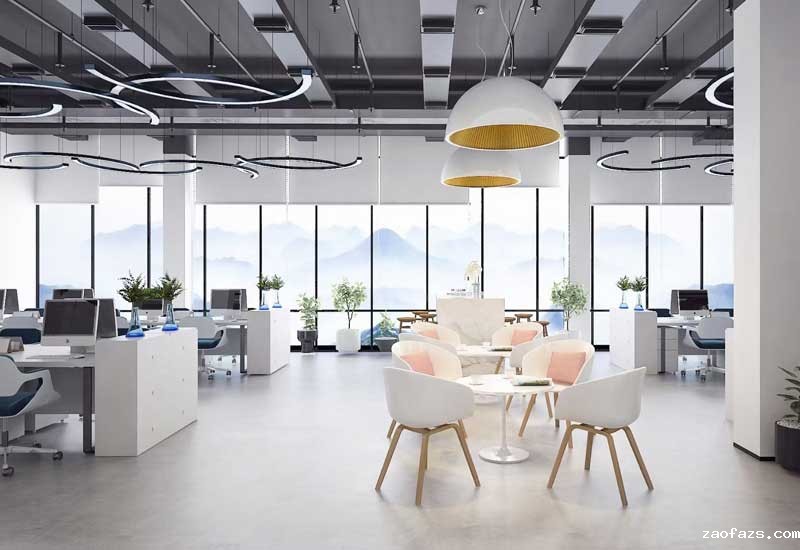 上街区办公室装修设计效果图