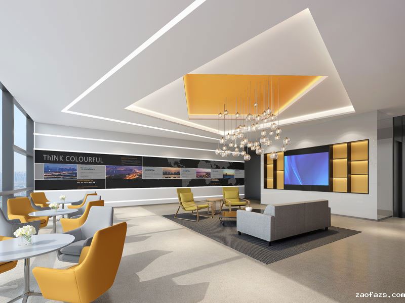 600平米办公室装修设计效果图