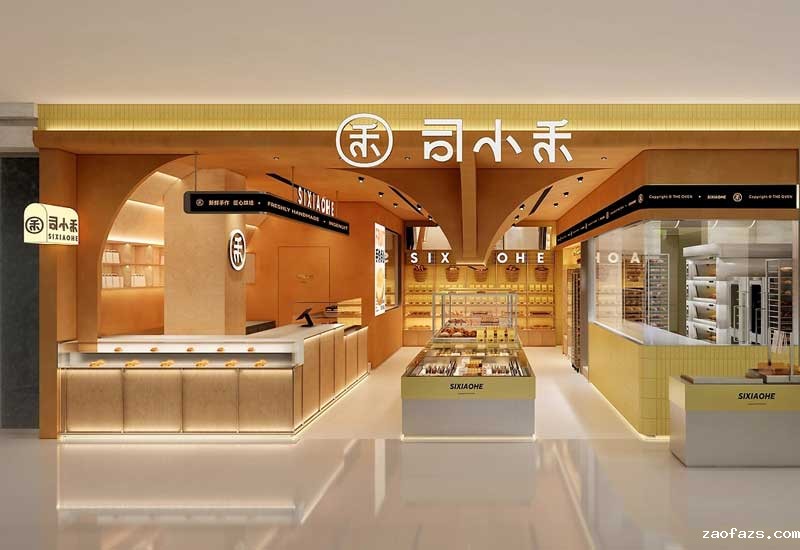 85平米烘焙店面装修设计效果图