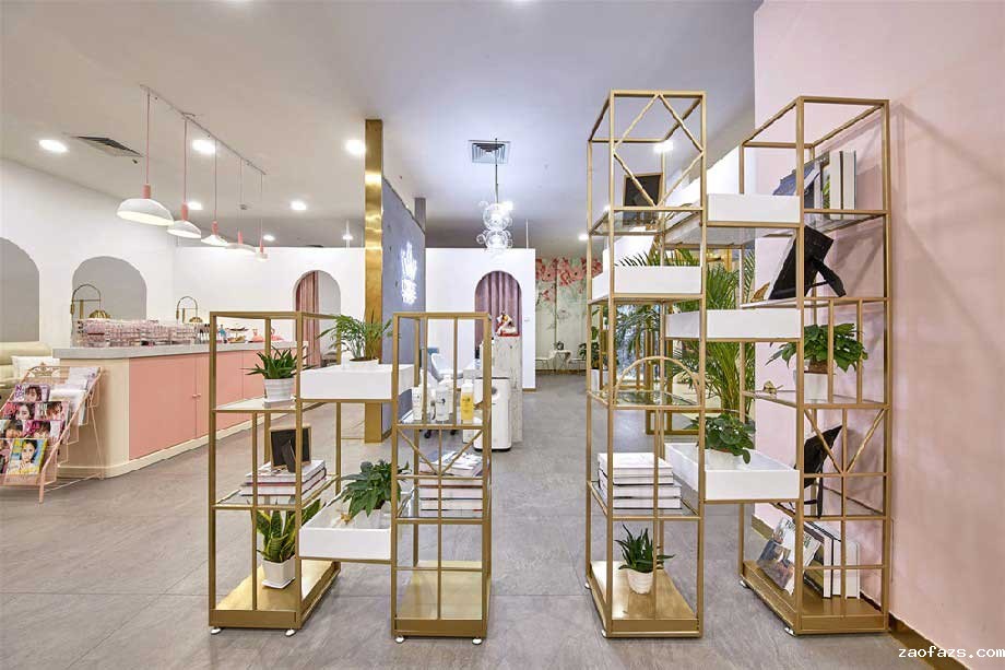 郑州金水区美甲店装修设计效果图