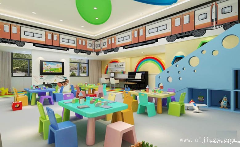 安全舒适的幼儿园教室装修效果图