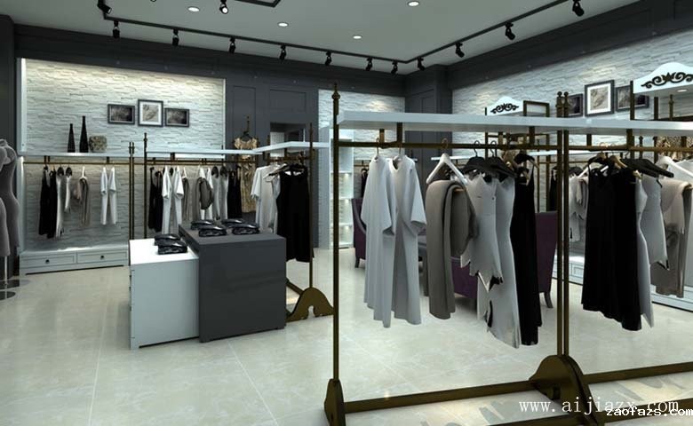 简约大方的女装专卖店铺展示区装修效果图