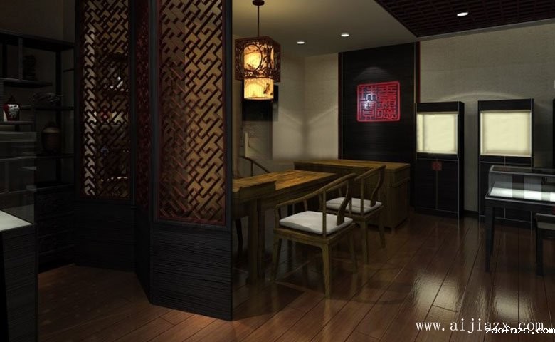 雅逸闲适的珠宝店铺休息区装修效果图