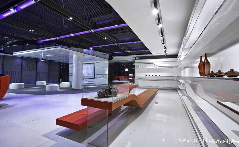 明亮大方的科技产品展厅产品展示区装修效果图